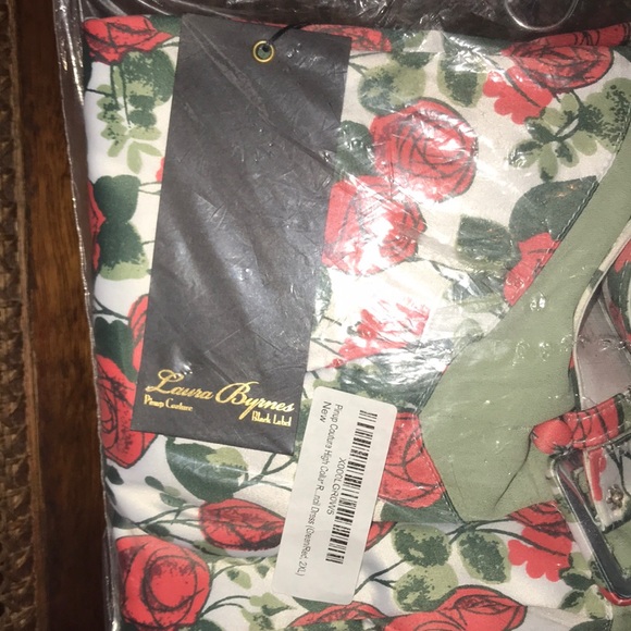 New! Laura Byrnes High Collar Pencil Dress - Picture 6 of 6